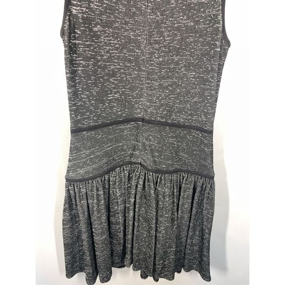Tibi Women's Sleeveless Pleated Fit and Flare Midi Dress Heather Gray Size 4 - Picture 9 of 9